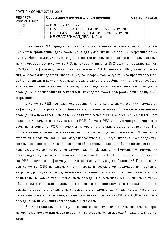 ГОСТ Р ИСО/HL 7 27931-2015, страница 1435